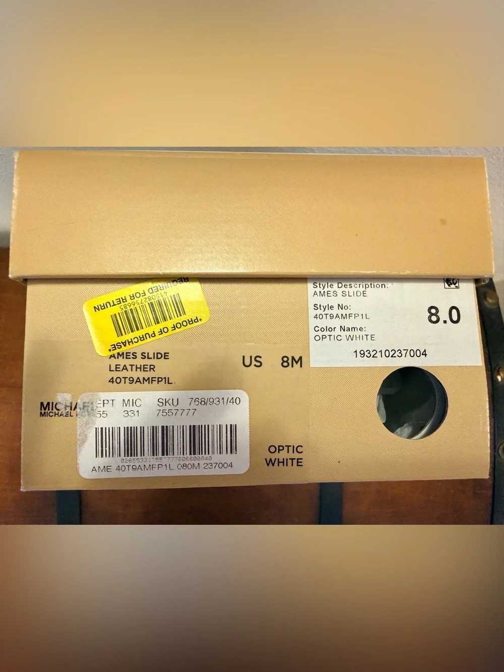 NWT Michael Kors Black and White Pointed Toe Slide Heels